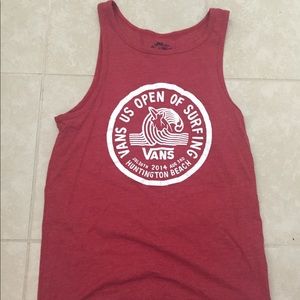 Red Vans Tanktop
